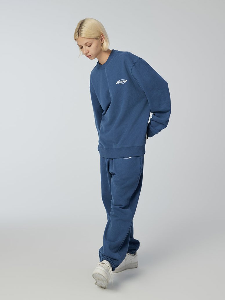 Hurricane Eye - Sweatpants - Blue - MAISON MISFIT