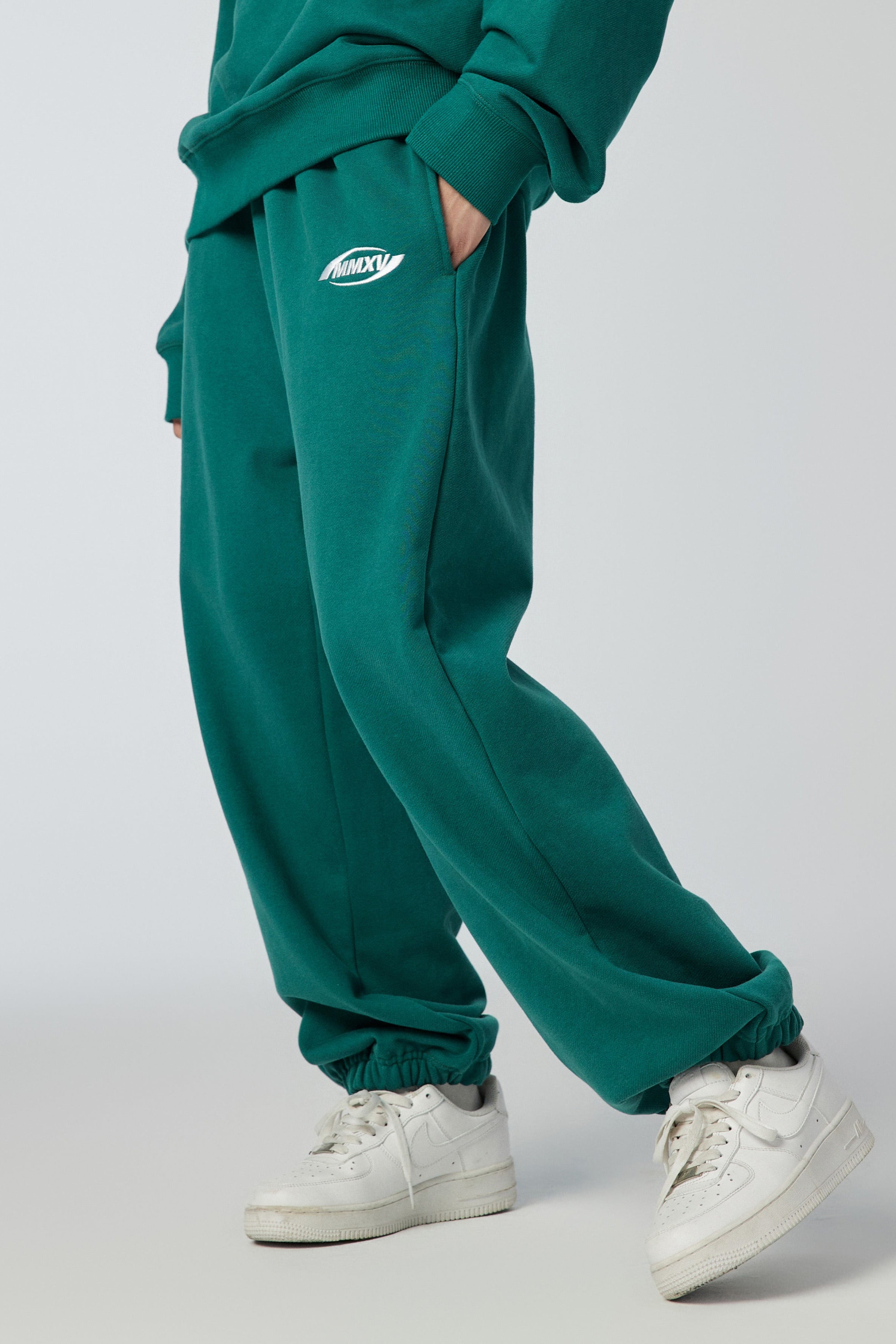 Eye of the Hurricane - Oversized Unisex Sweatpants - Green, Grey, Brown or Blue