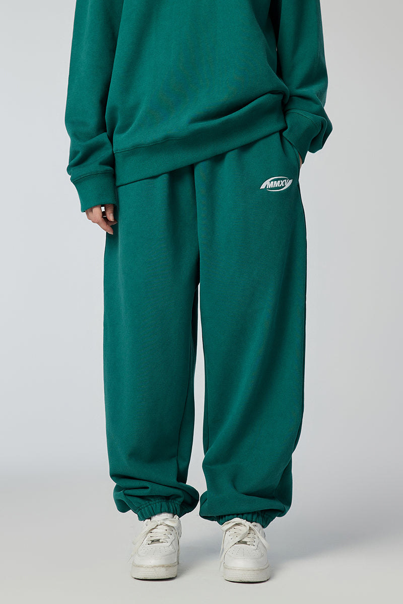 Eye of the Hurricane - Oversized Unisex Sweatpants - Green, Grey, Brown or Blue