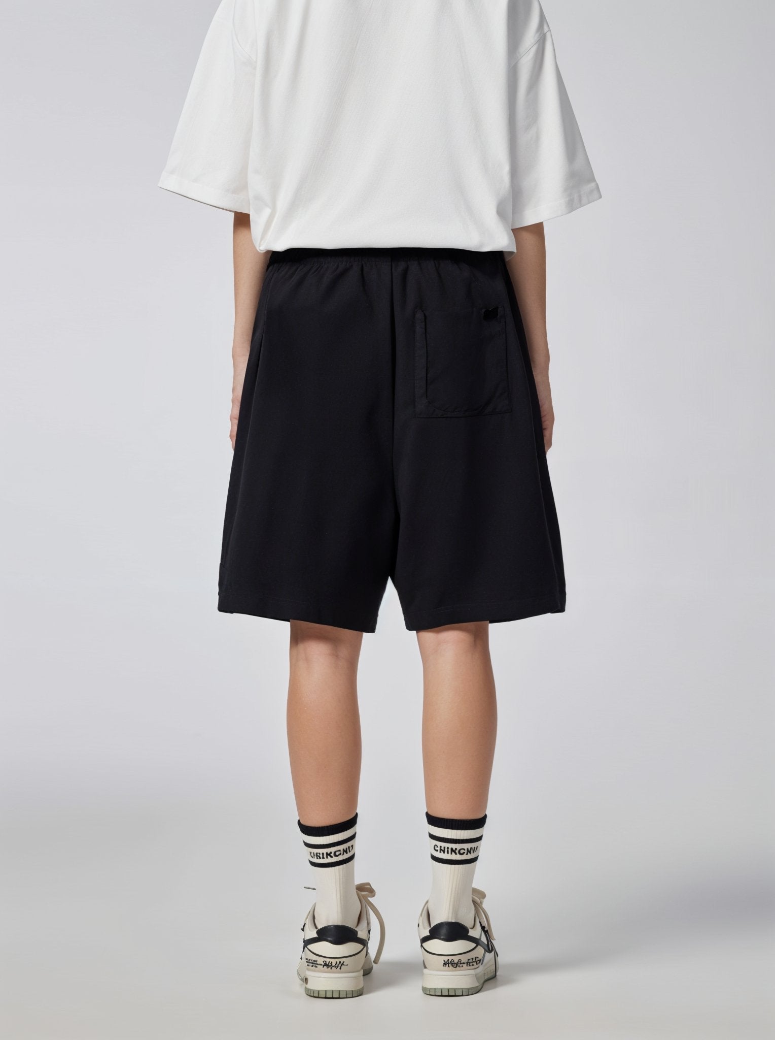 15 – Relaxed Fit Cotton Shorts - Khaki, Black, Beige & Grey